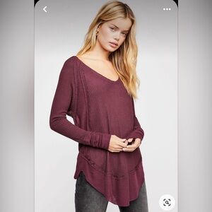 free people we the free catalina thermal long sleeved top